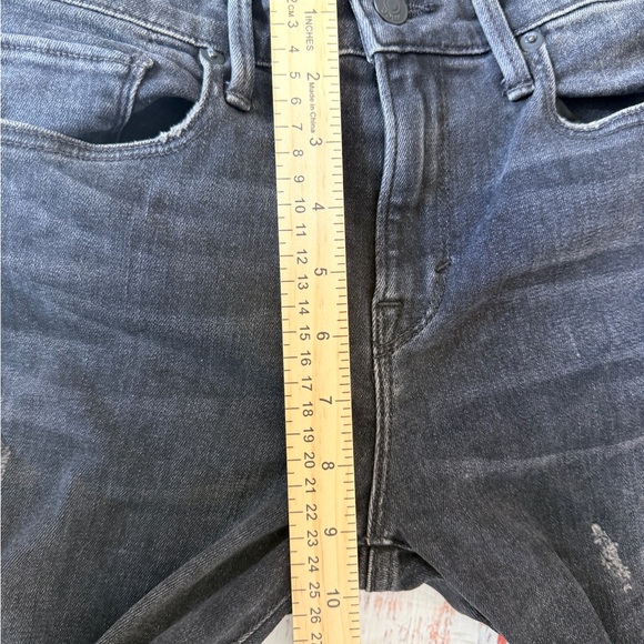 Vince Women's Mid-rise Skinny Jeans Size 26 Vintage Black Denim - Picture 11 of 11